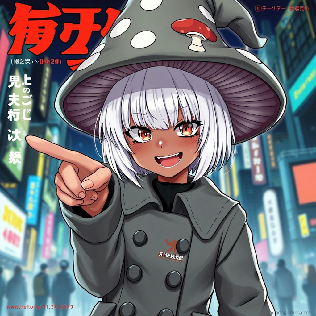 きのこの魔女の雑誌の表紙