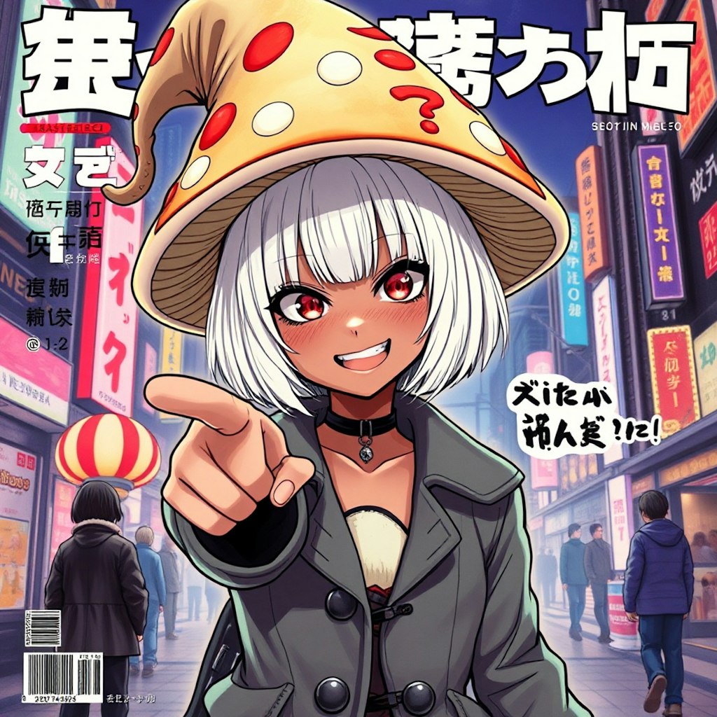 きのこの魔女の雑誌の表紙