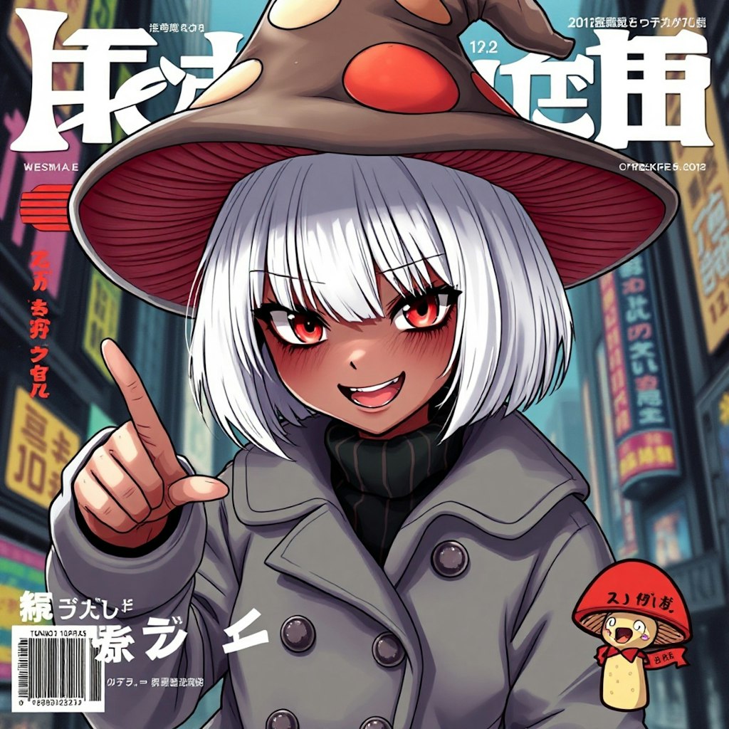 きのこの魔女の雑誌の表紙