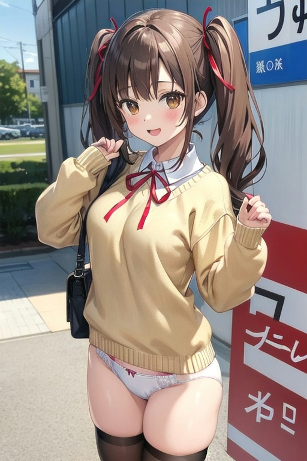 School twintails girl