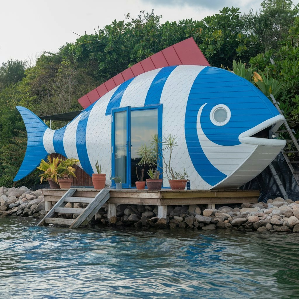 魚っぽい家