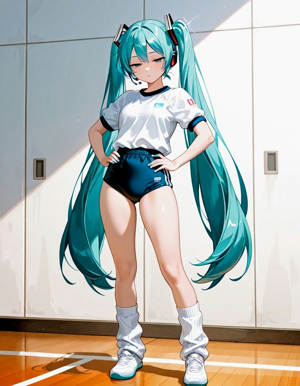 ジト目ブルマの初音さん
