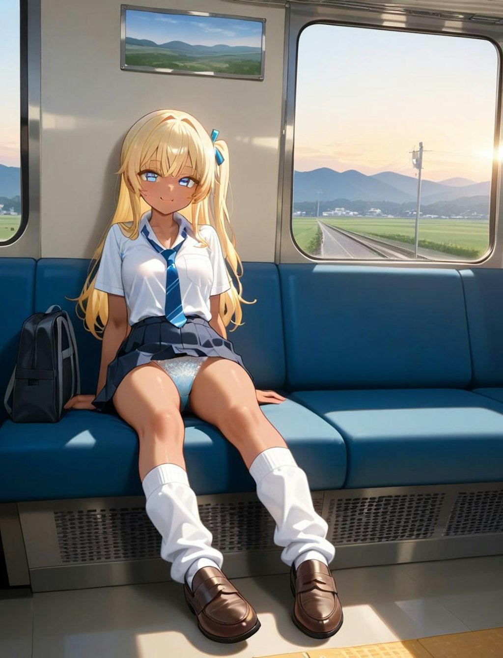 挑発的に見せくるJK.再び。