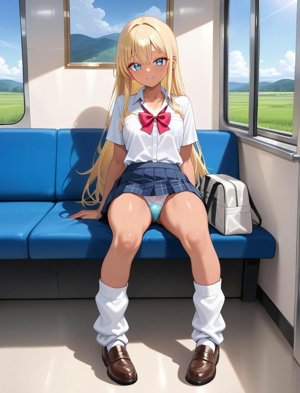 挑発的に見せくるJK.再び。