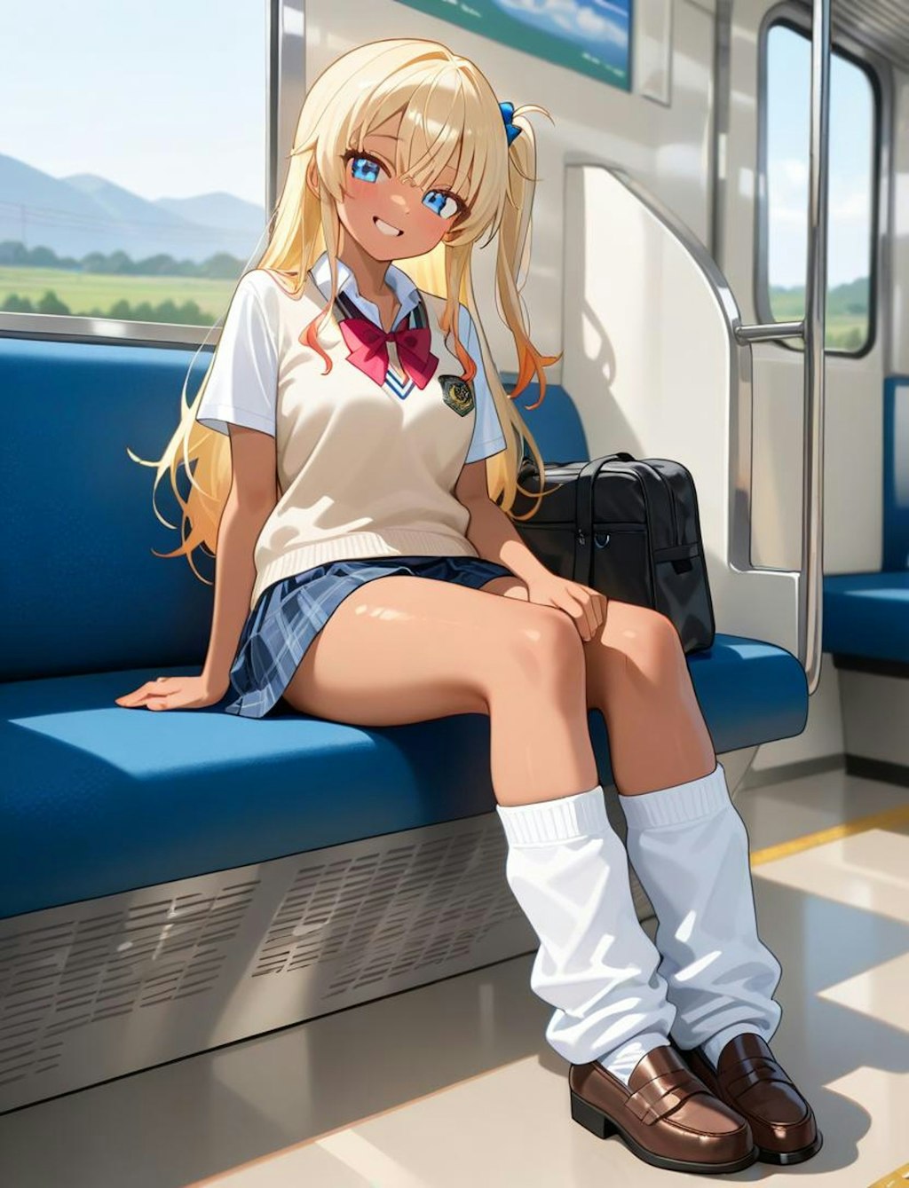 挑発的に見せくるJK.再び。