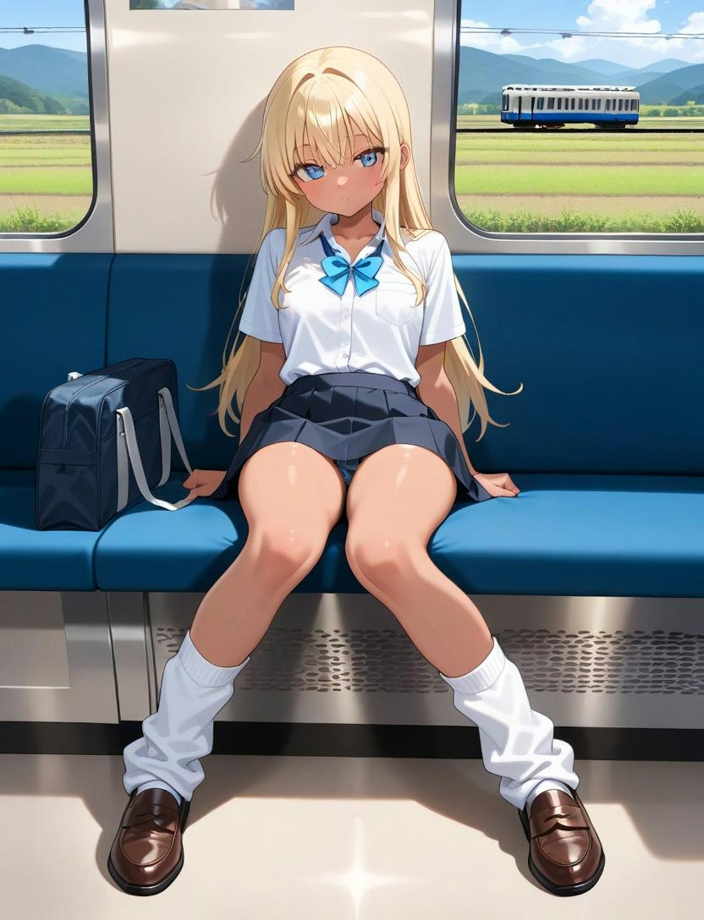 挑発的に見せくるJK.再び。