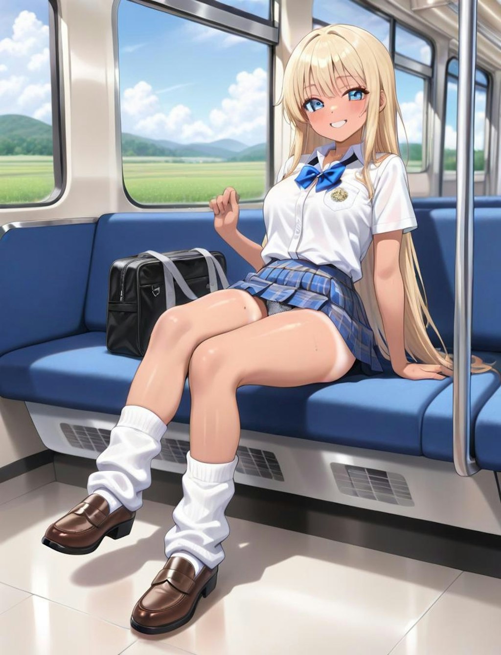 挑発的に見せくるJK.再び。