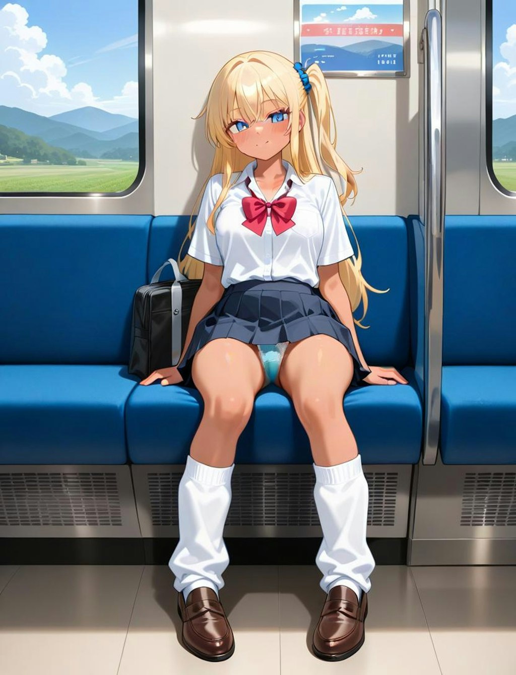 挑発的に見せくるJK.再び。