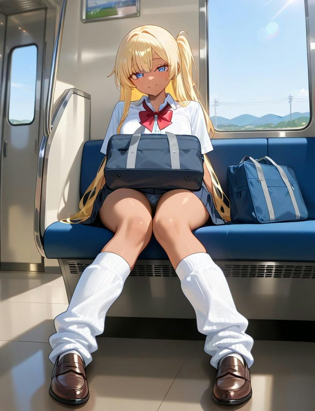 挑発的に見せくるJK.再び。