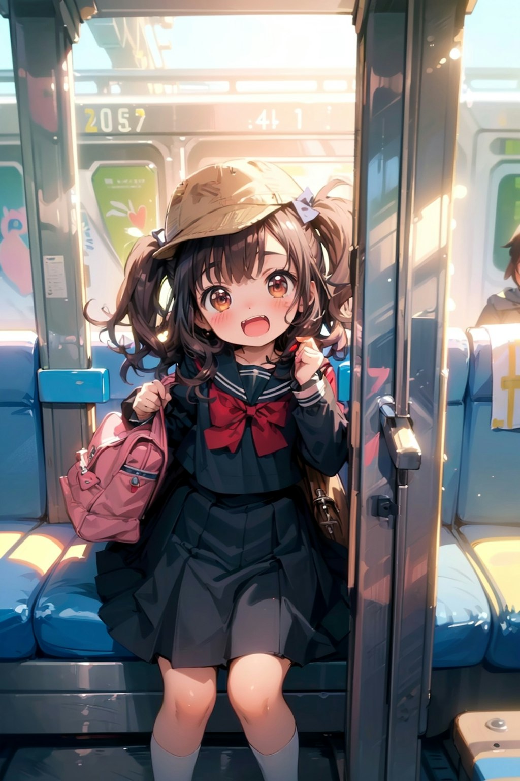 TOPAZでいつもの通学風景