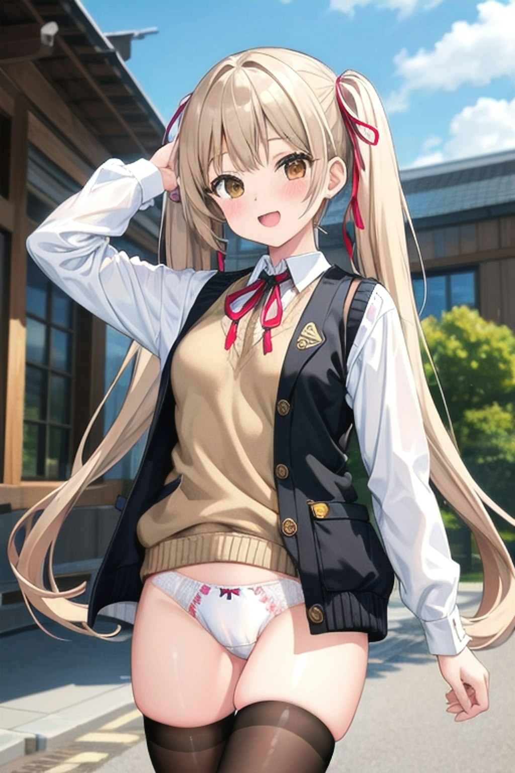 School twintails girl