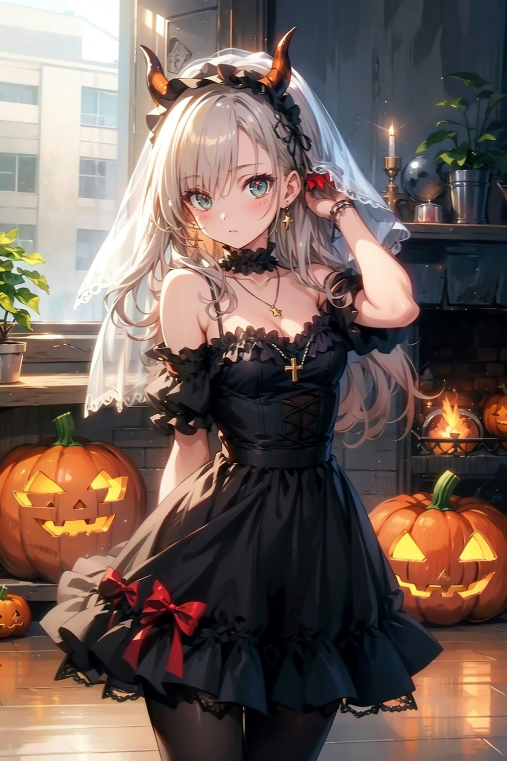 ちち生オールスターでハロウィンガール