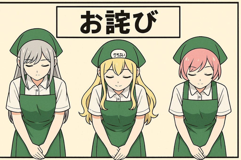おわび