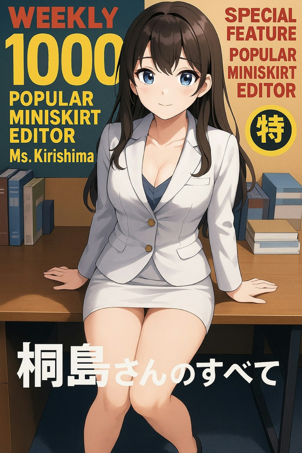 ミニスカ編集者桐島さん特集