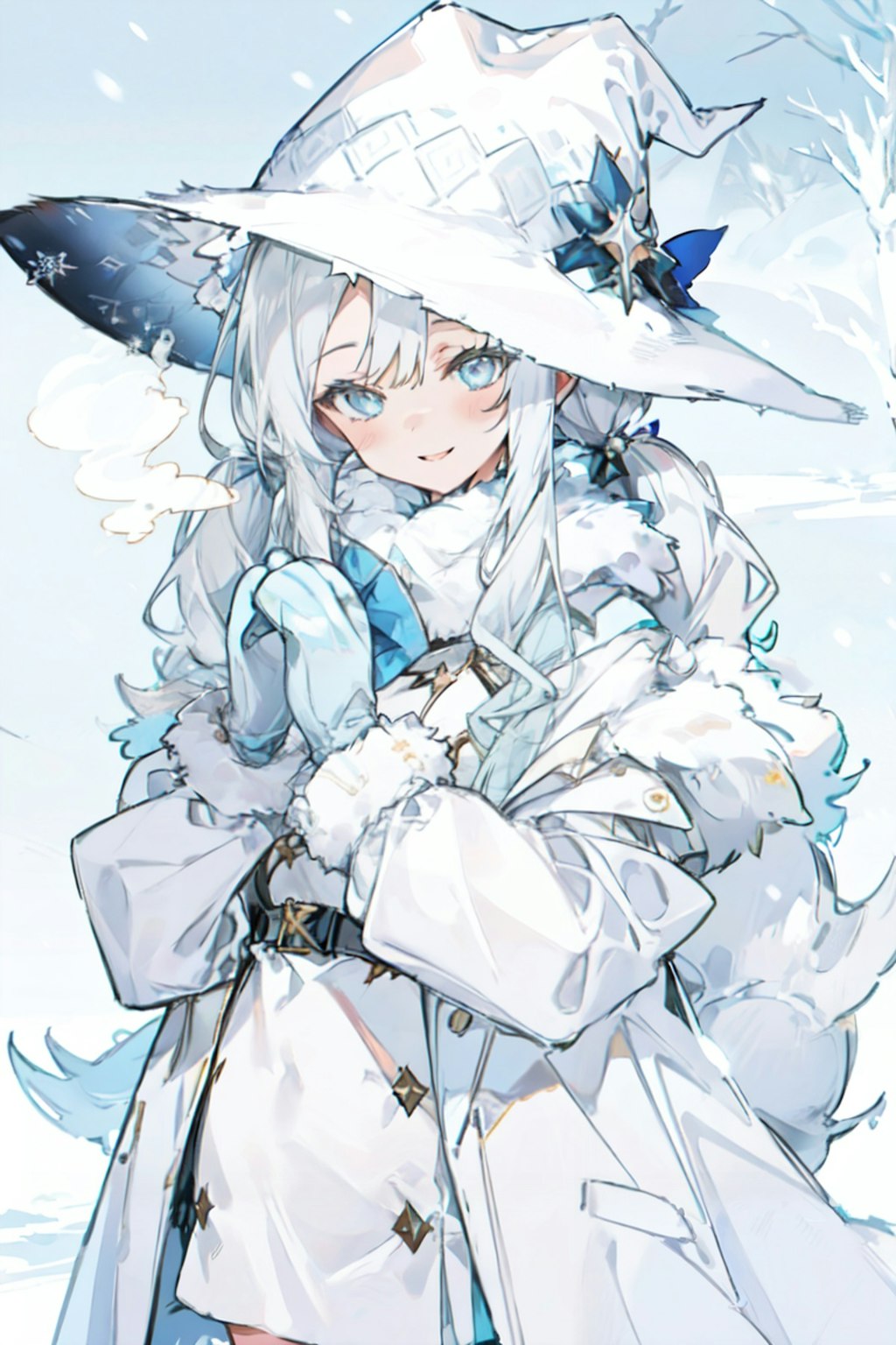 冬の装い雪魔女さん