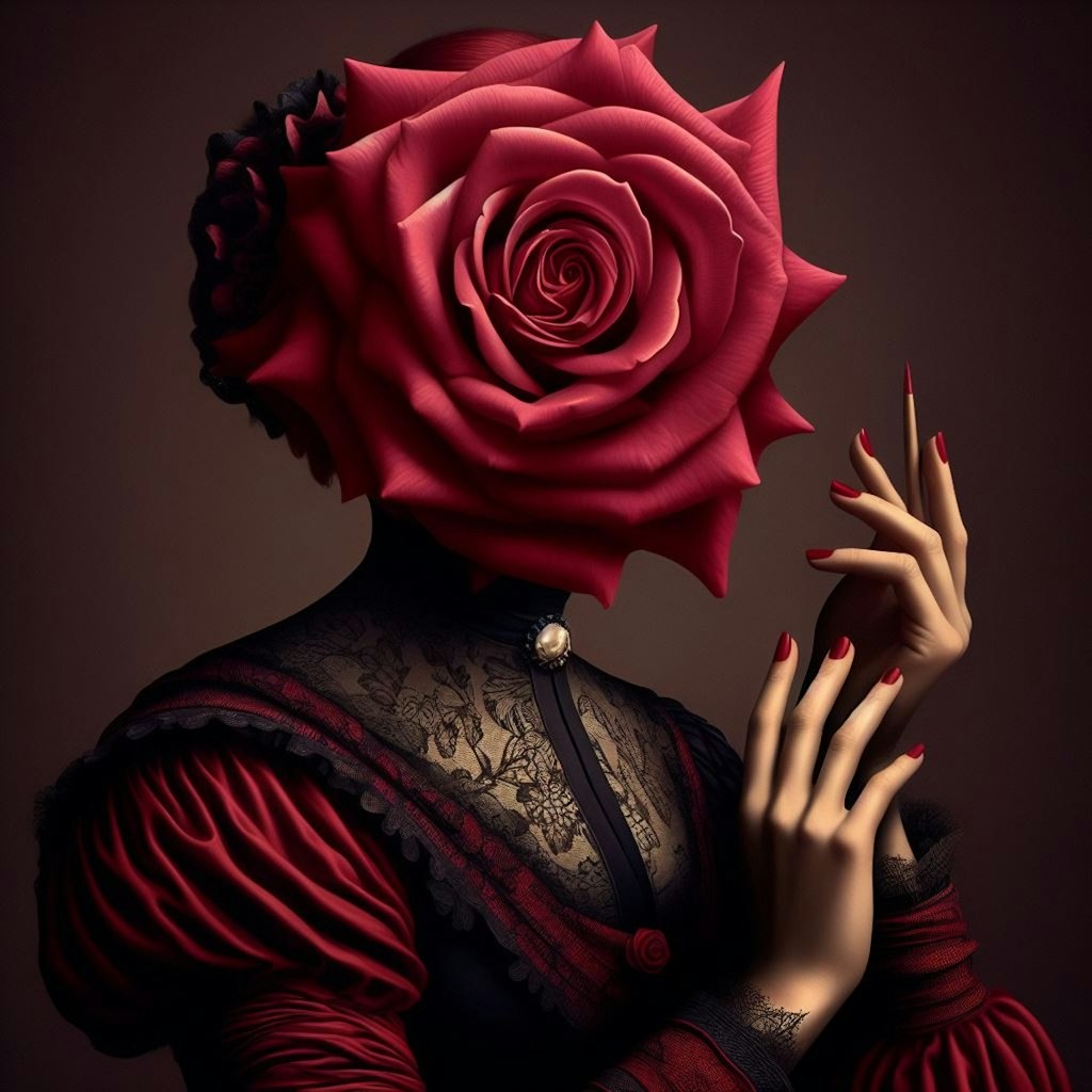 薔薇の肖像画