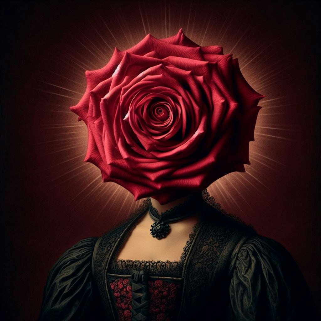 薔薇の肖像画