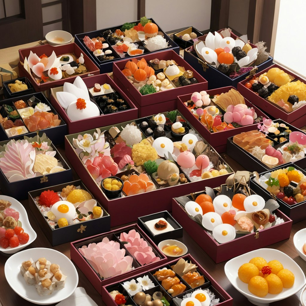 osechi dishes