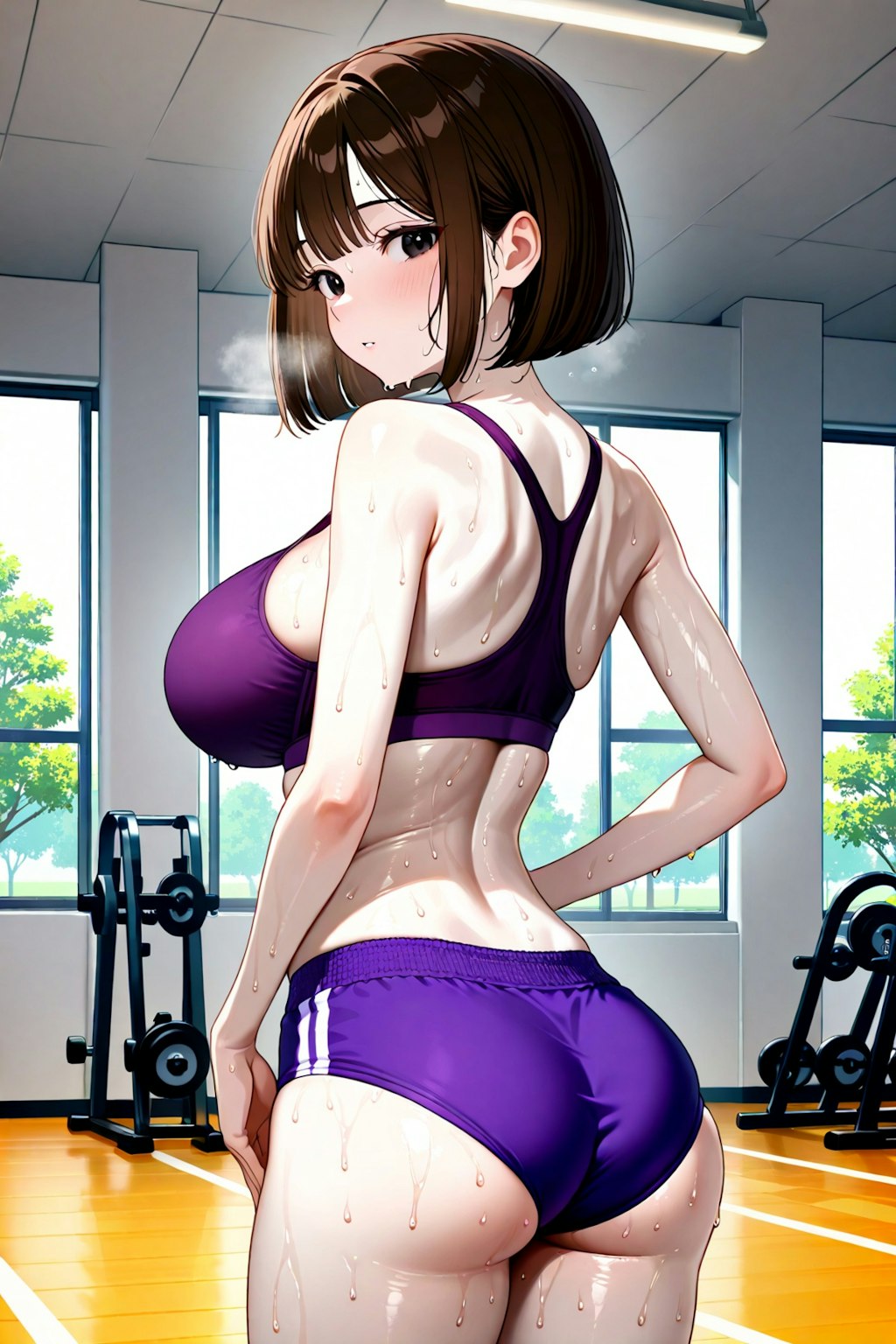 アキちゃんの汗