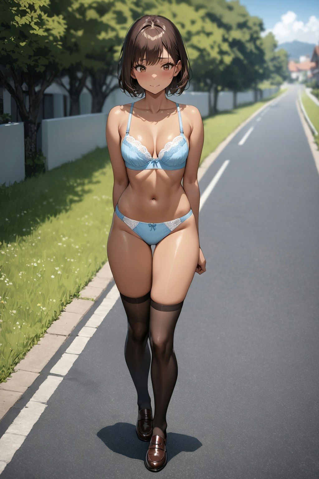 郊外でちょっとHな撮影会 下着編 Y613