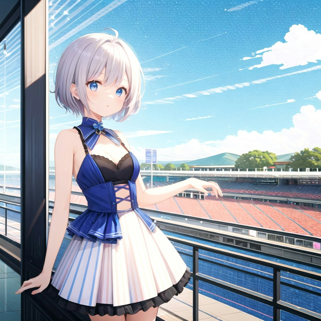 ショートヘアーの美少女