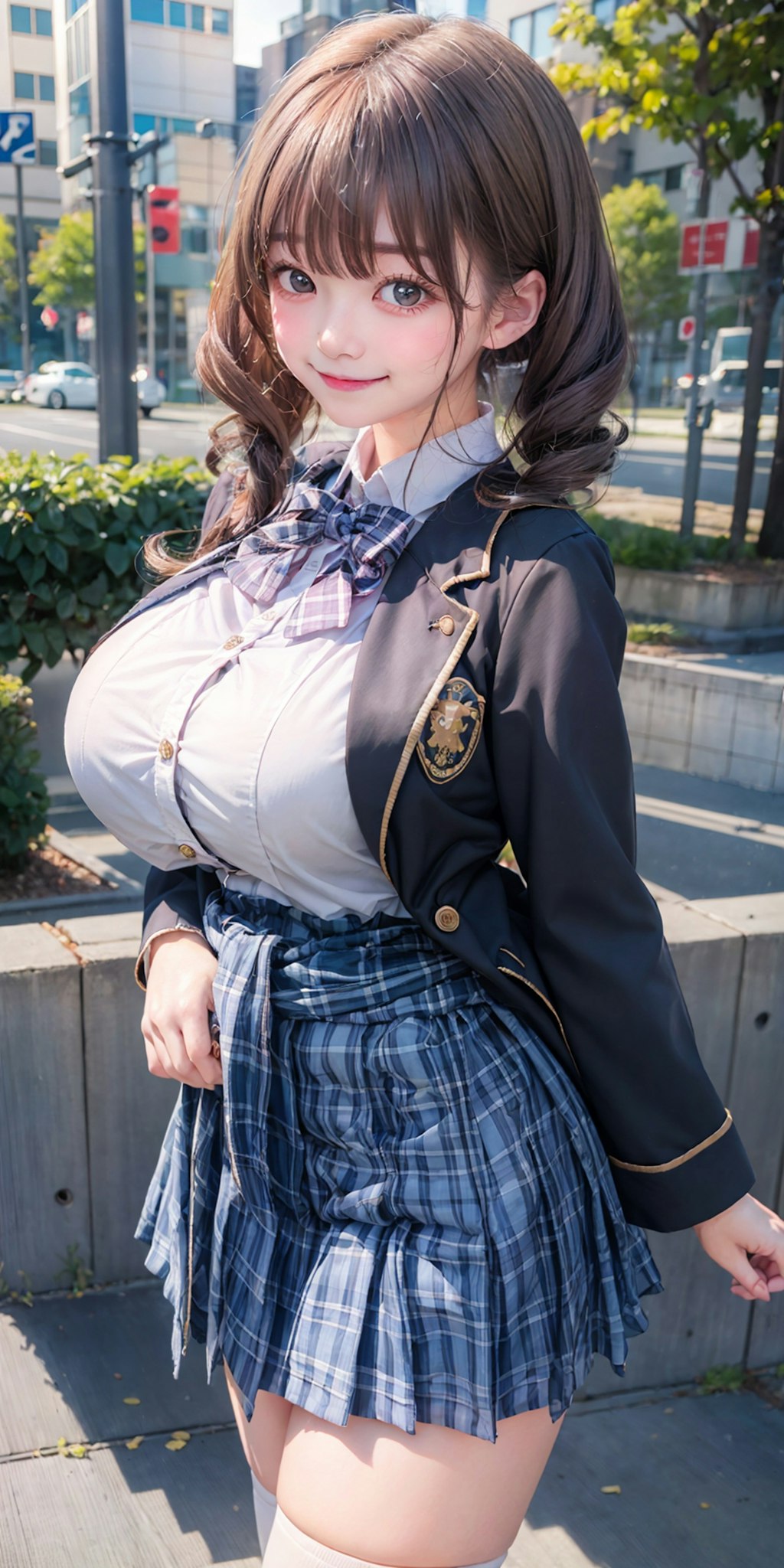 炉利爆乳メイド%ブレザー制服