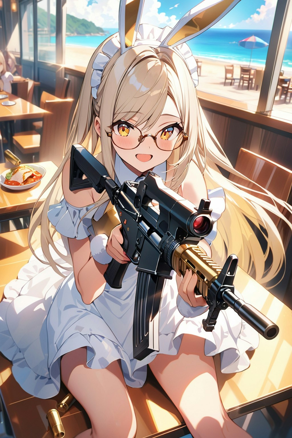 そのメイドうさぎ は銃を放つ　　　　　　　　　　　　　🐯 瑞莉・S・トルーマン 🐯 ２２