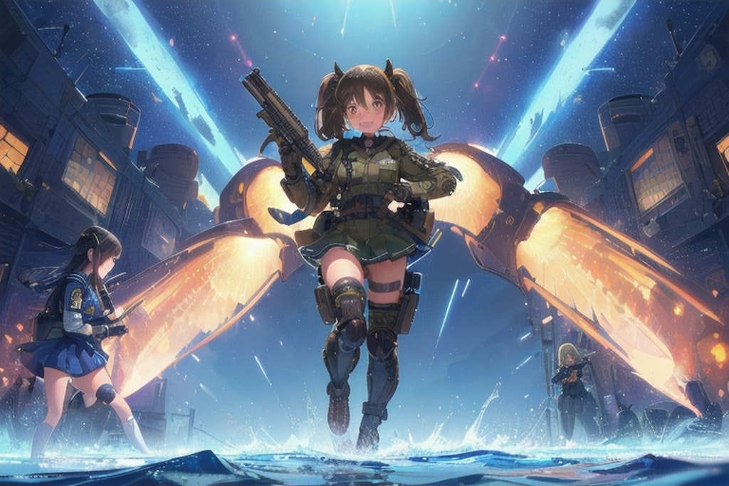 少女型巨大ロボット