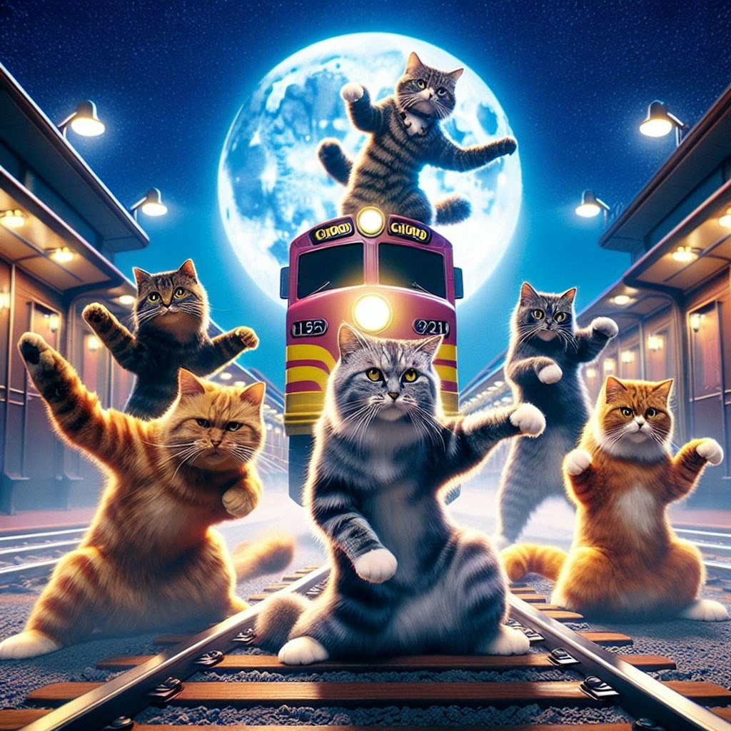 EXILEのChoo Choo TRAINを踊ってみた（猫）_20231209