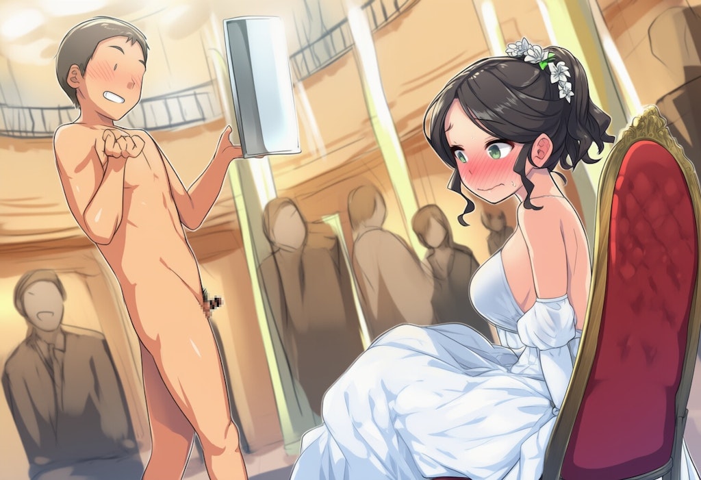 新婦の前で裸芸は新手のNTR　２