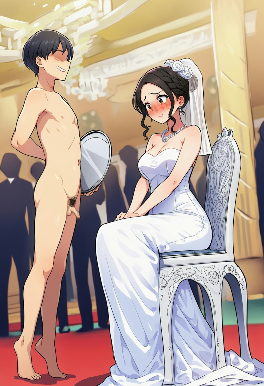 新婦の前で裸芸は新手のNTR　２