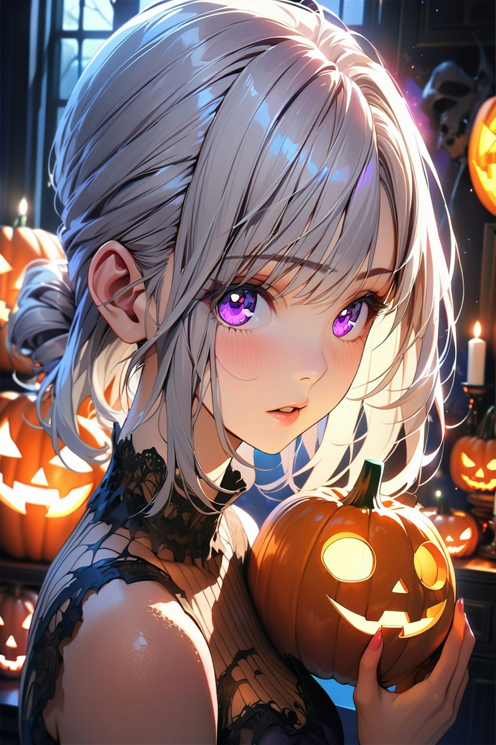 (685HQ)銀髪ちゃんハロウィン