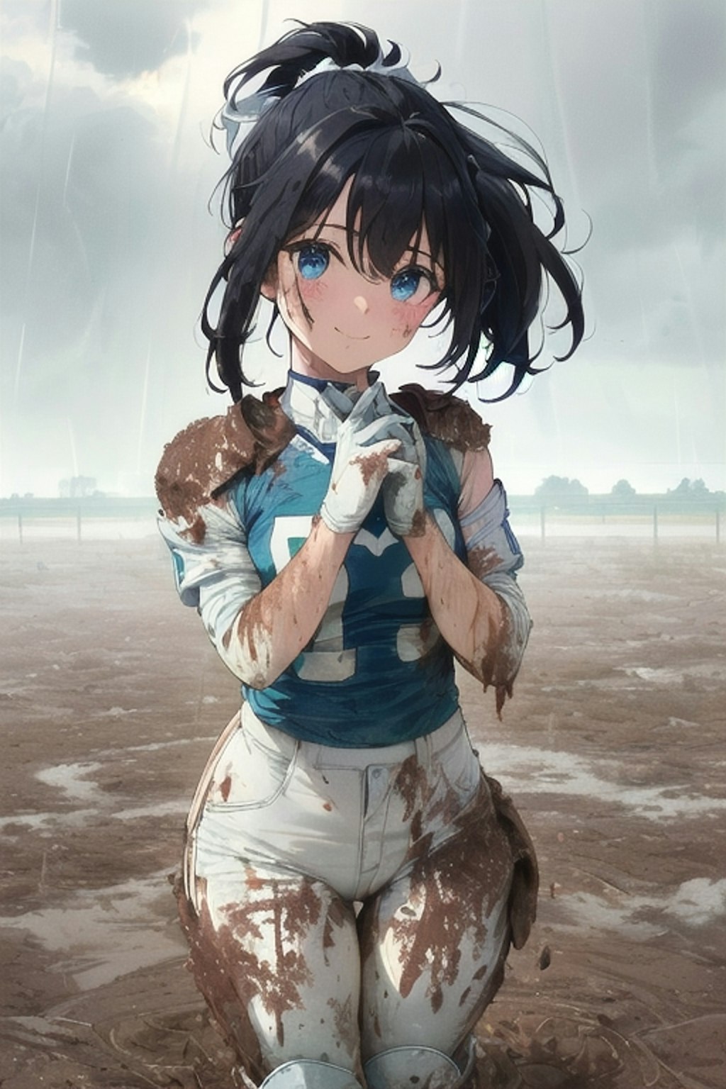 🏈泥まみれの女子アメフト 54