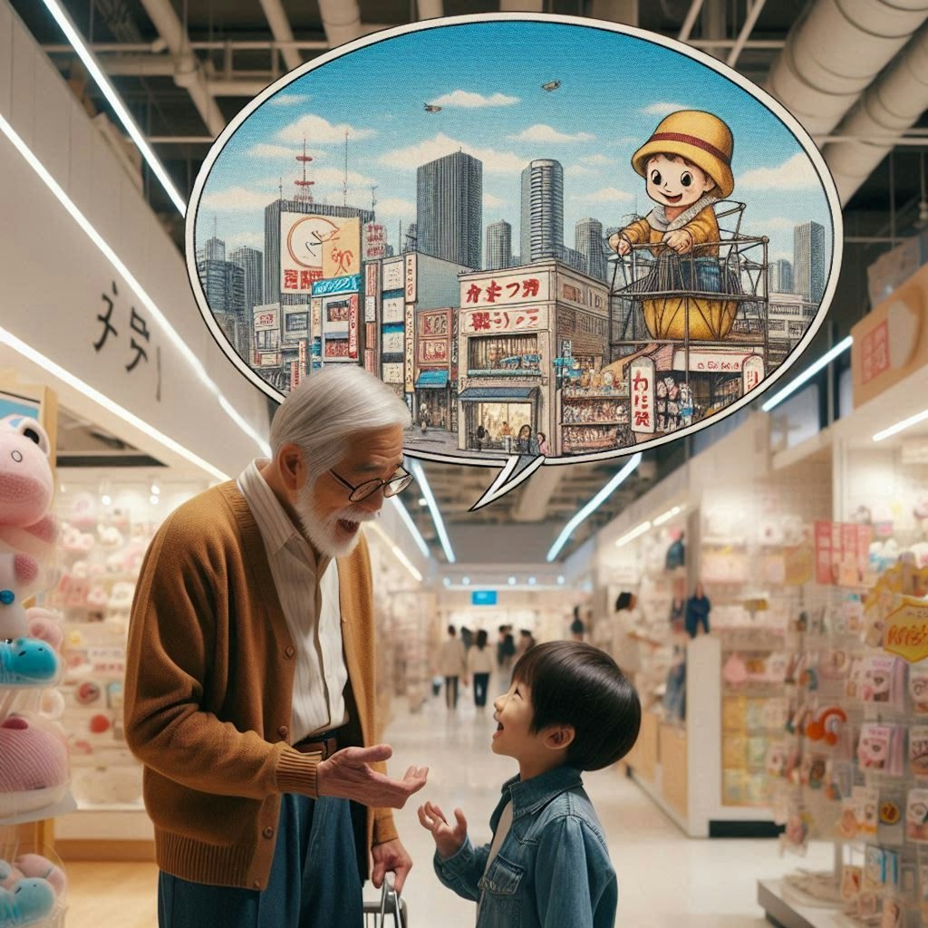 じいちゃんが子供のころはデパートに遊園地があったんじゃよ