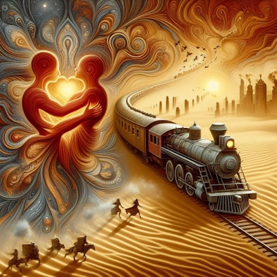 灼熱列車はキャラバン・サライと双曲線を描く