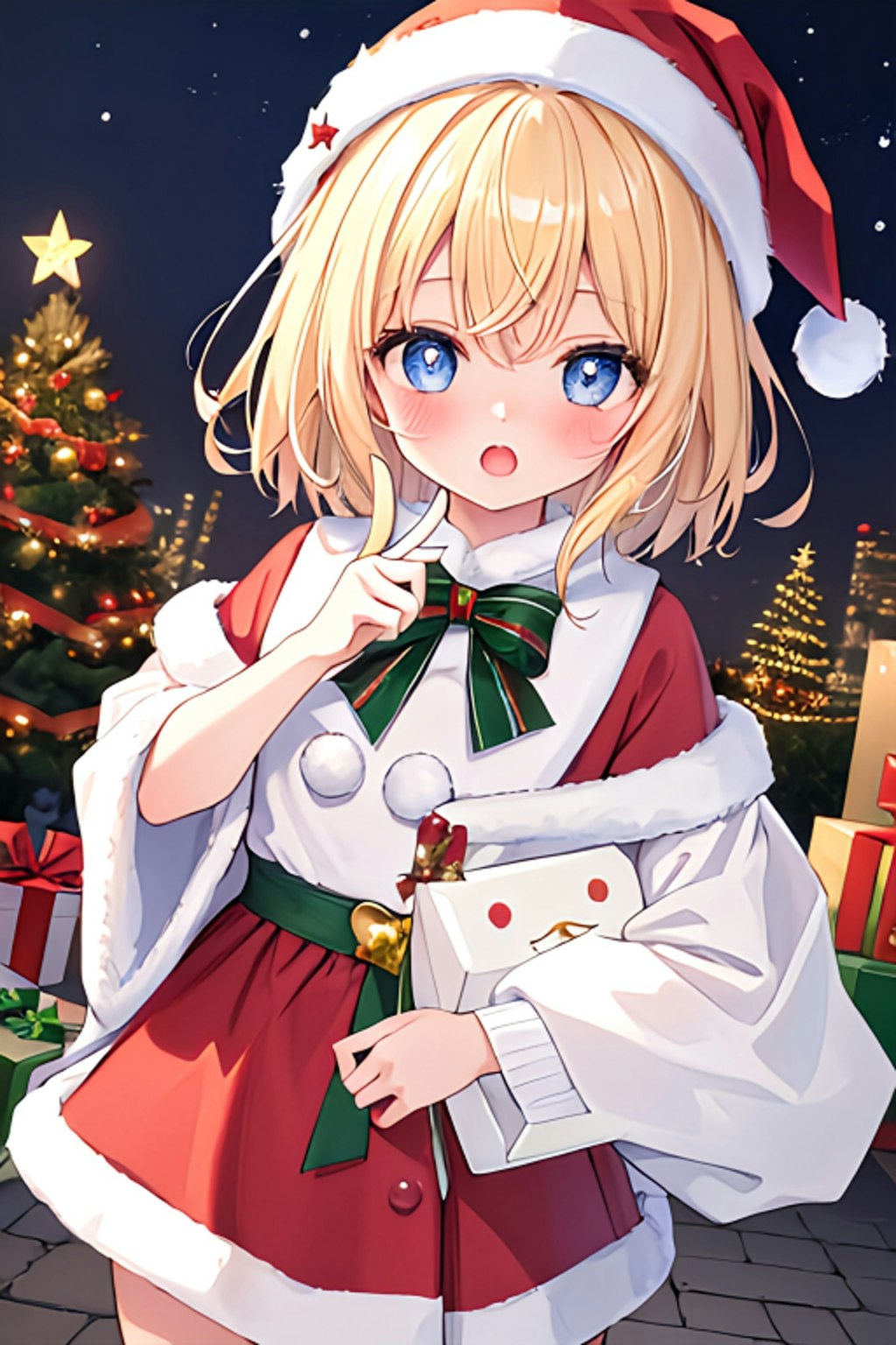 クリスマスの金髪少女5