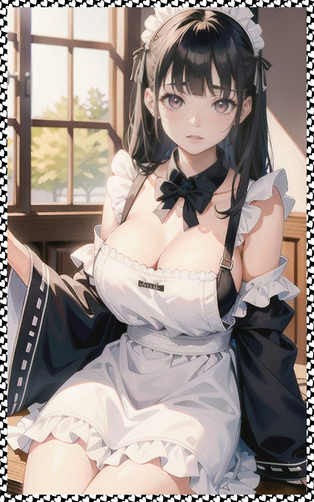 巨乳メイド　big breasted maid