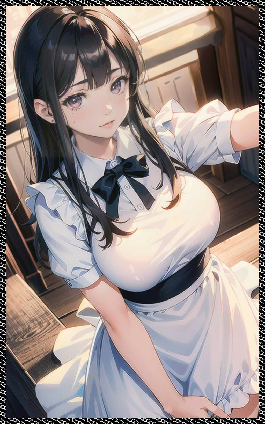 巨乳メイド　big breasted maid