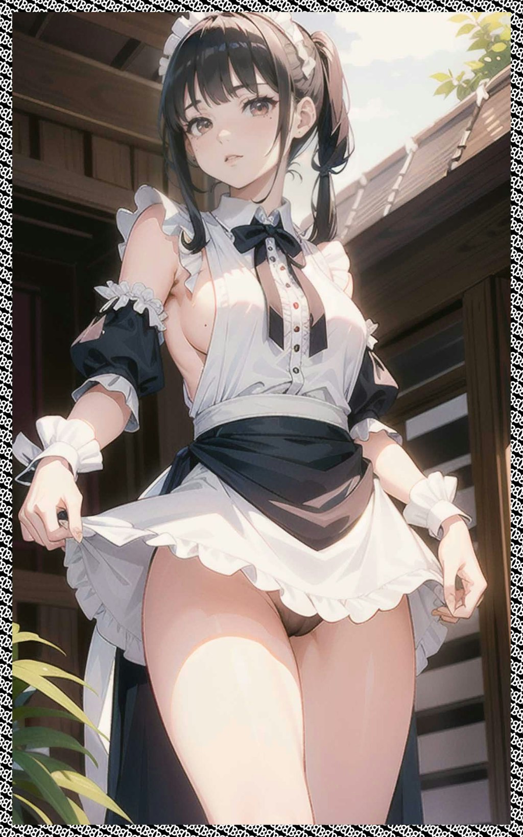 巨乳メイド　big breasted maid