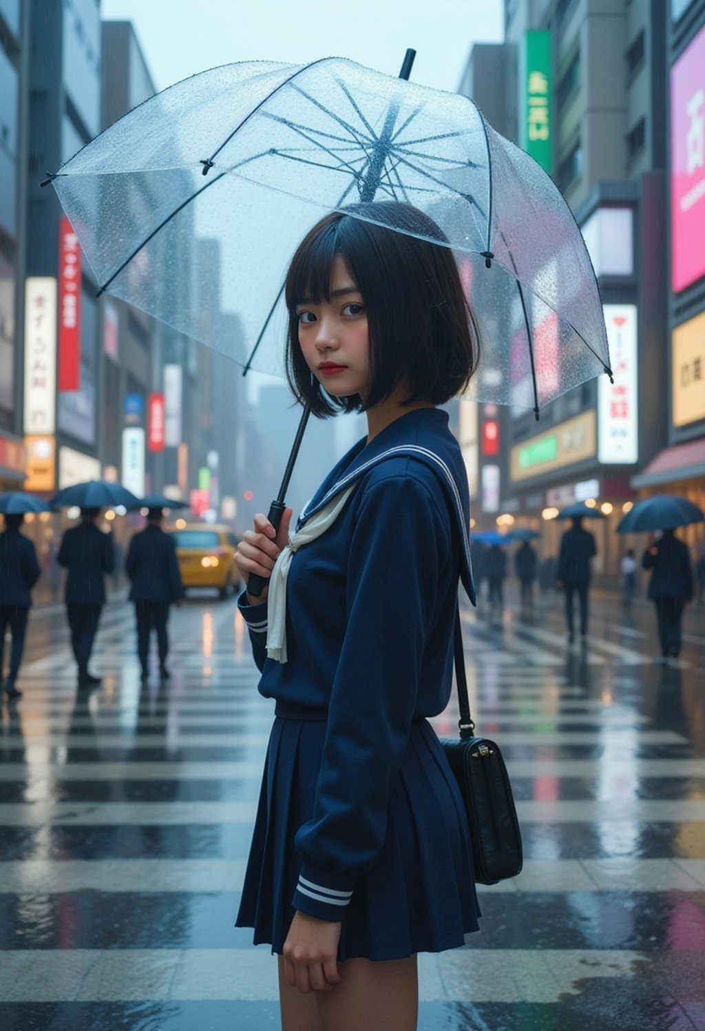 雨とセーラー服