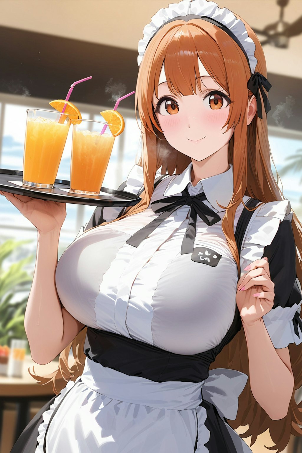 メイド喫茶の美女