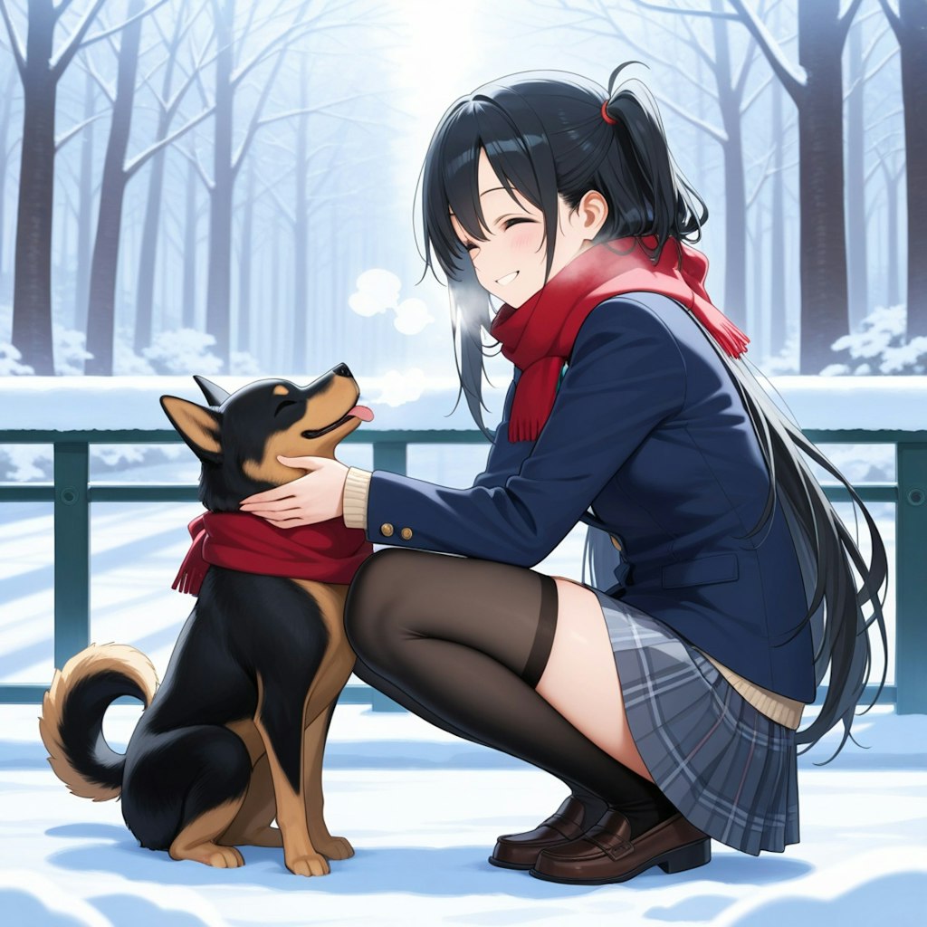 Dog & Girl