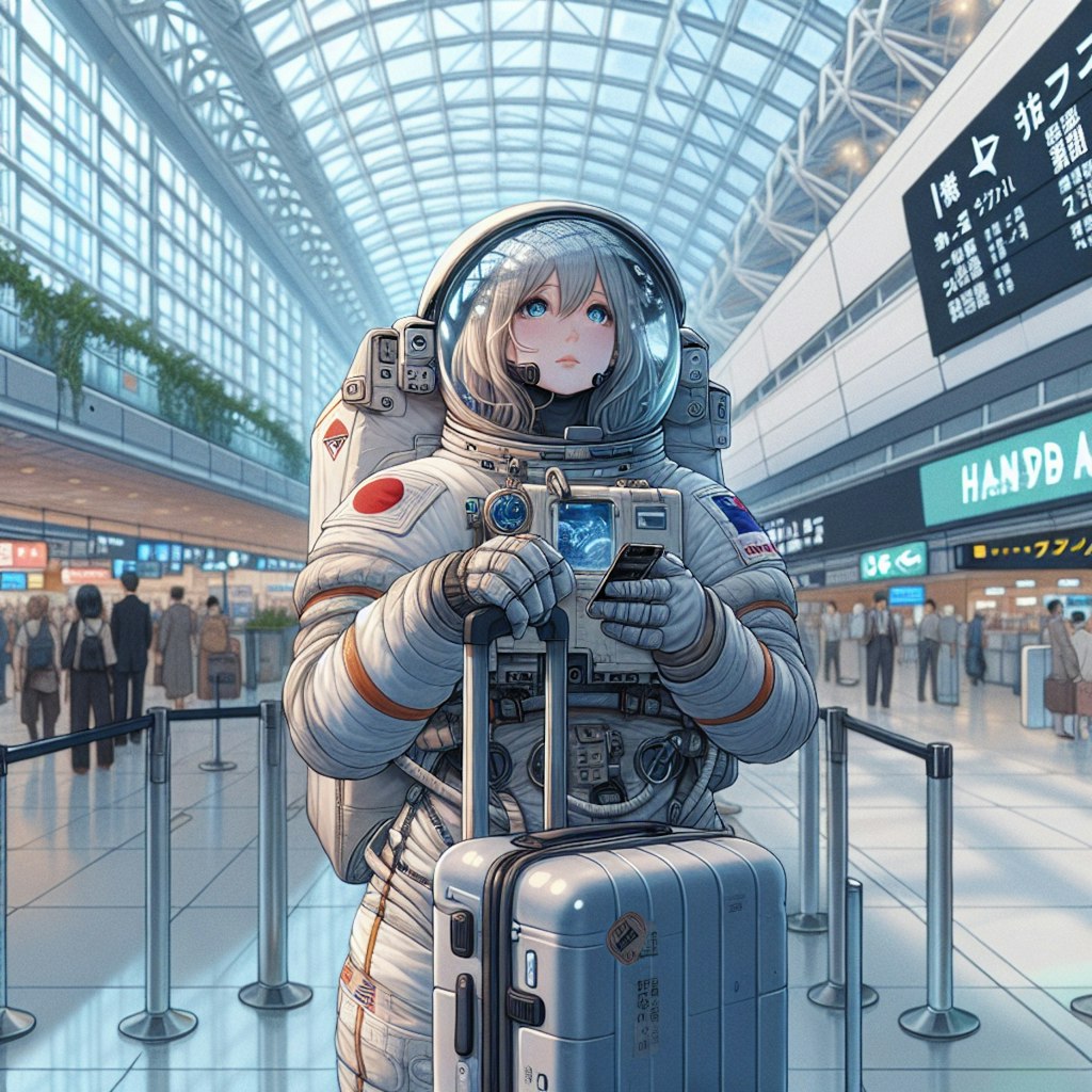 月面行きの飛行機はどれかしら？