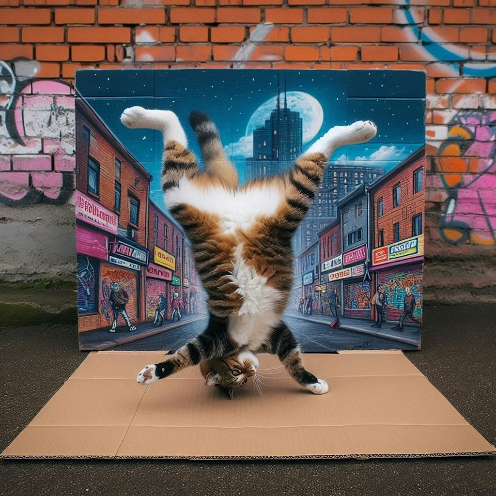 10単語ブレイクダンス猫