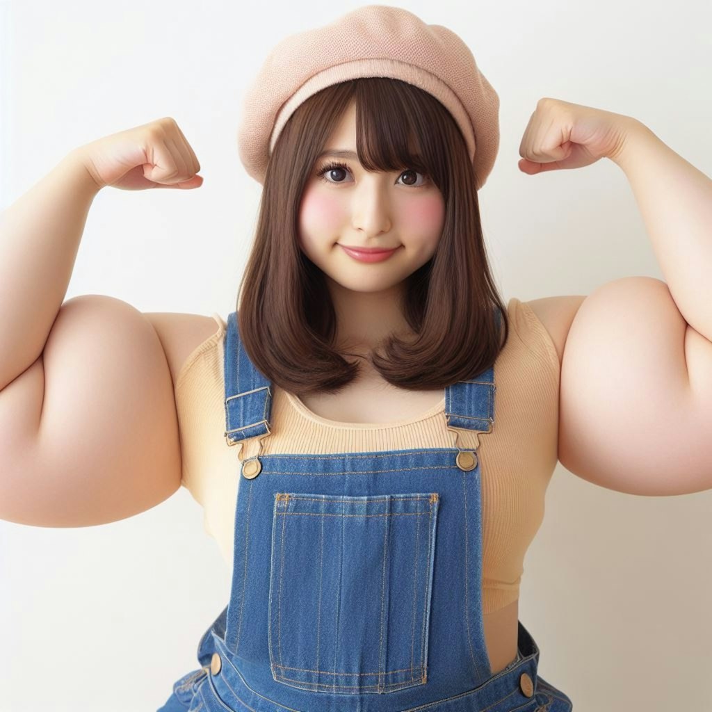 己の二の腕女子💪