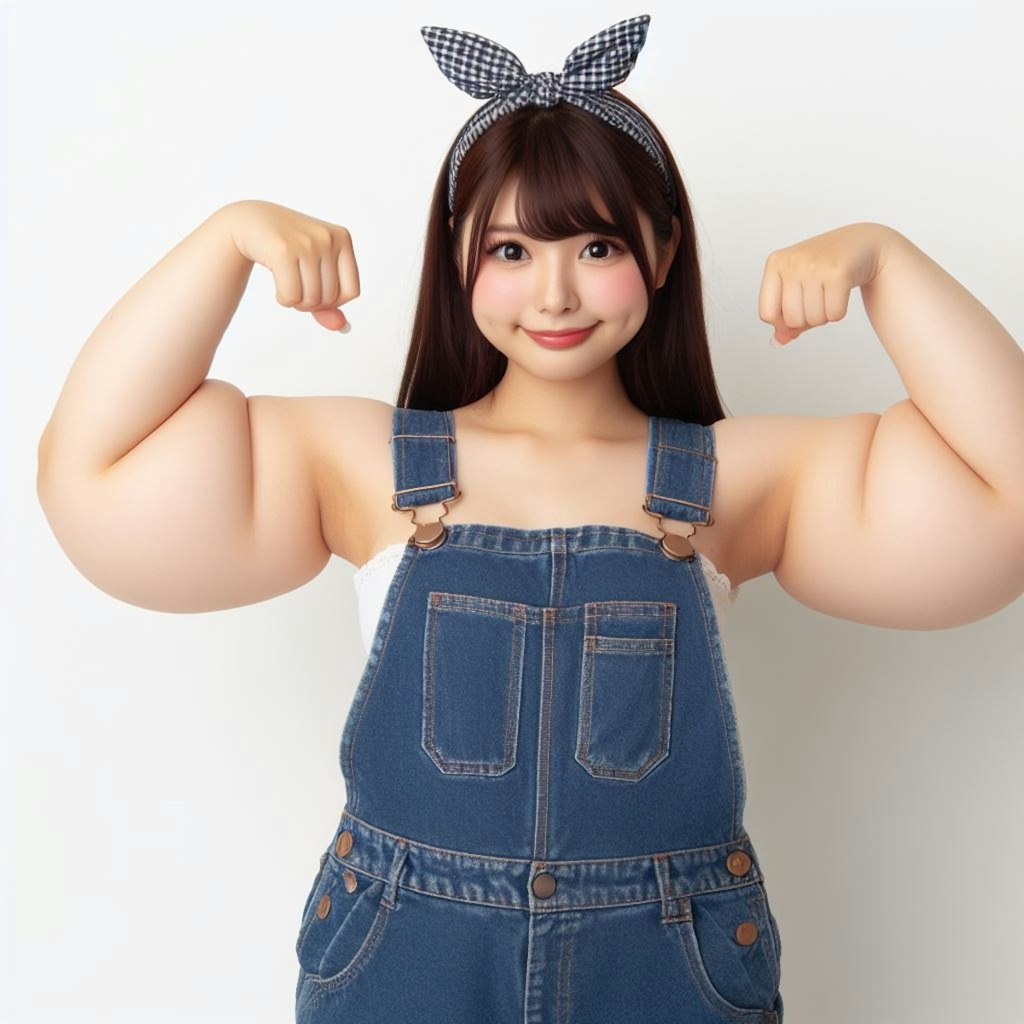 己の二の腕女子💪