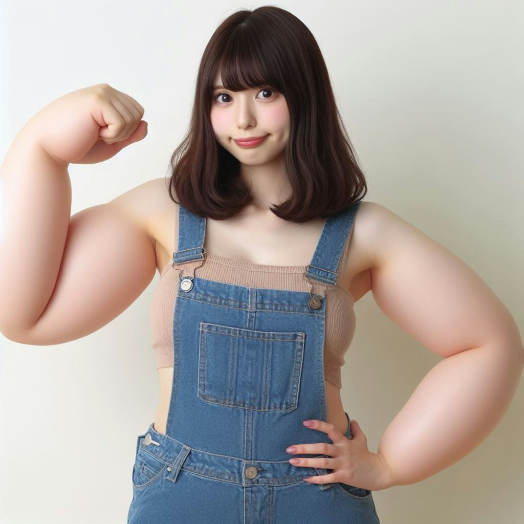 己の二の腕女子💪