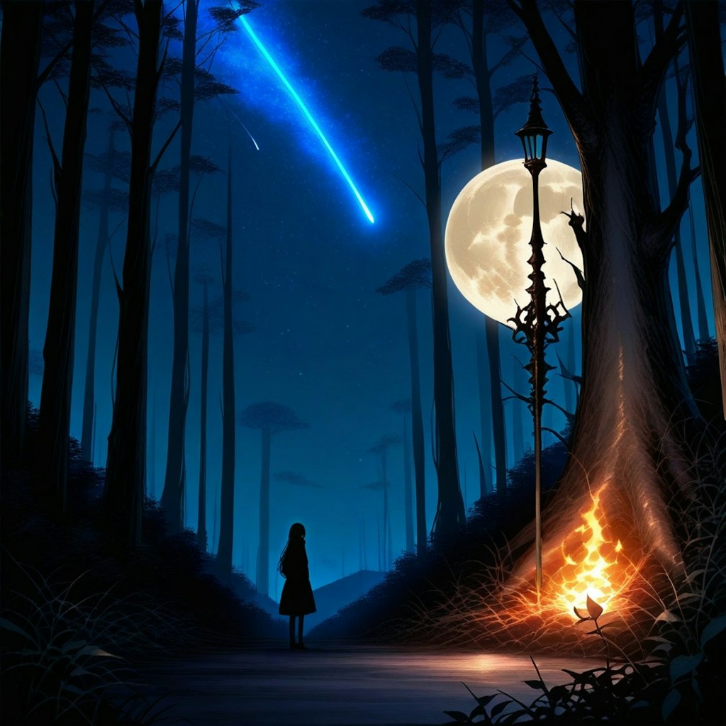 真夜中の彗星