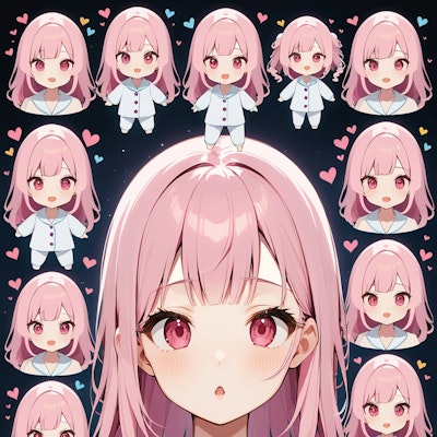 Lots and lots of Pinkちゃん
