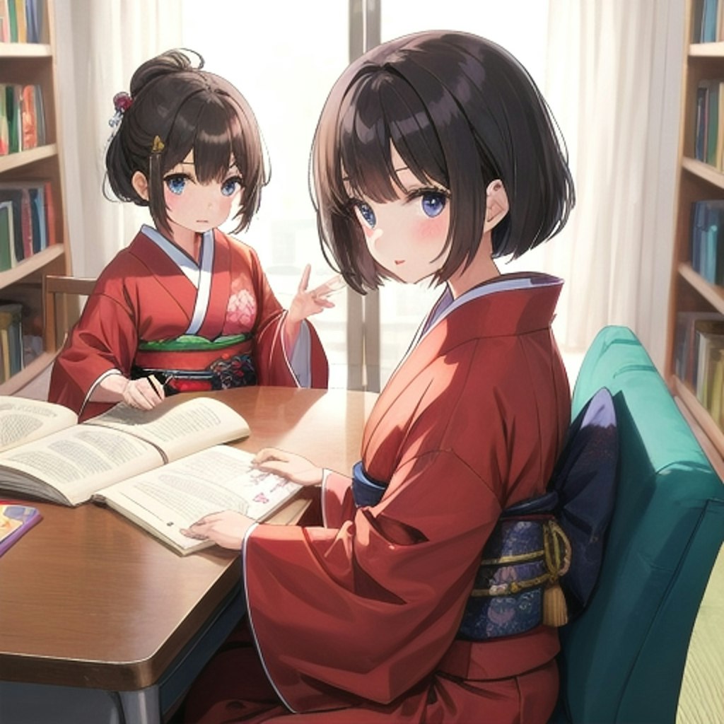 姉と図書館